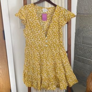 POLLY FLORAL DAISY DRESS